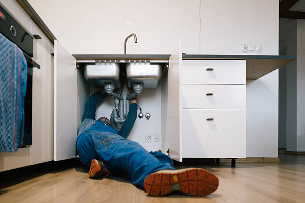 Professional Drain Cleaning technician working in Rocky Point, WA